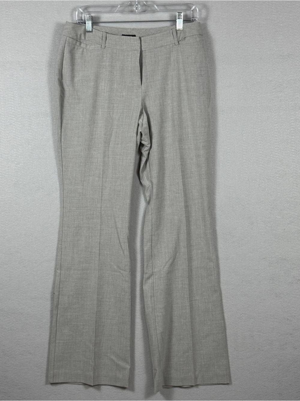 Worthington Women's Curvy Fit Gray Dress Pants Career Work Trousers
